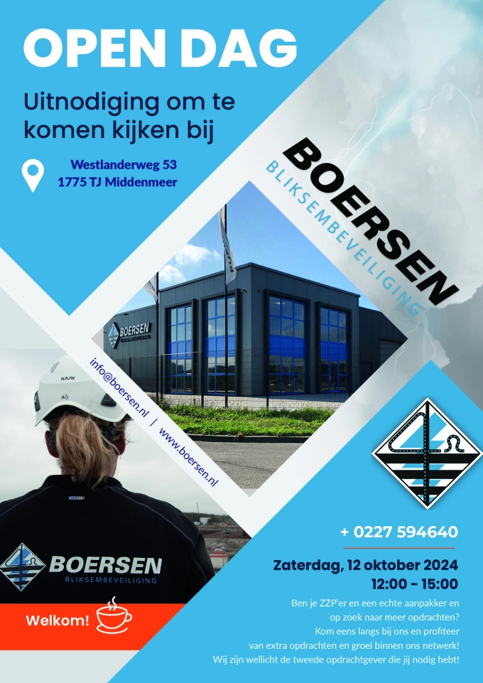 Open dag Boersen Bliksembeveiliging