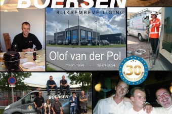 Olof van der Pol 30 jaar in dienst! 